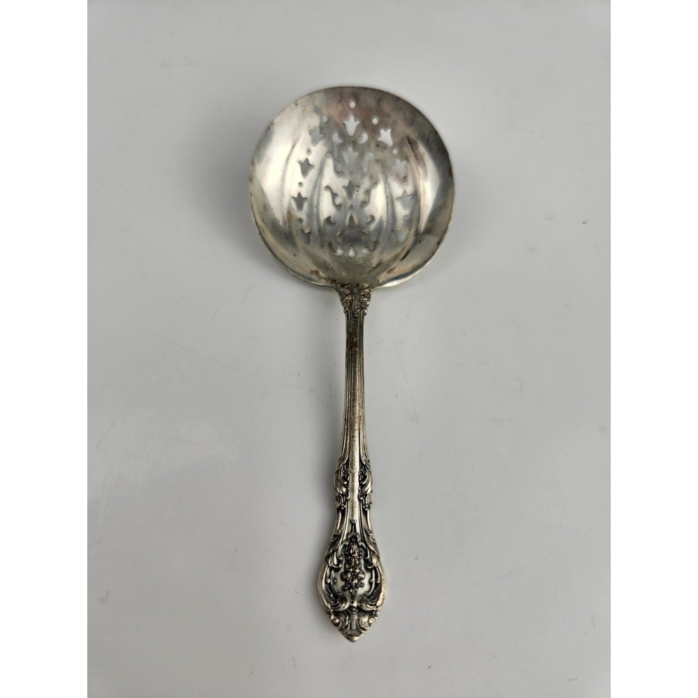 Gorham King Edward Sterling Tomato Server‎ Pierced Serving Spoon